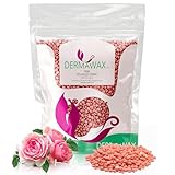 Dermawax 1 kg Heißwachs Wachsperlen Rose für Professionelle Haarentfernung...