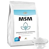 GOLDEN PEANUT MSM Methylsulfonylmethan Pulver 1 kg - Reinheitsgrad 99,92%,...