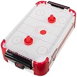 Mini Air-Hockey-Tisch Tischspiel Lufthockey mit LED-Beleuchtung mit Gebläse 55...