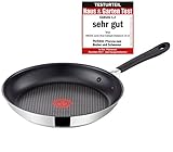 Tefal H80504 Jamie Oliver Edelstahl Bratpfanne 24 cm, Induktion Pfanne mit...