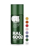 Sprühlack grün, glänzend - Spraydosen Sprühfarbe DIY Lack Acryllack Spray...