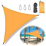 RANJIMA Sonnensegel Dreieckig 3x3x3m, Sonnensegel Wasserdicht Sonnenschutz,...