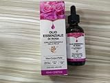 Rosenöl Gesicht 60ML Rose Oil mit Vitamin C Serum Anti-Aging-Falten Gegen...
