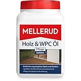 MELLERUD Holz & WPC Öl Pflege farblos | 1 x 0,75 l | Wasserabweisender Schutz...
