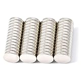 Magenesis 52 Stück Neodym Magnete 10x2mm Mini Magnete Extrem Stark ca. 2 Kilo...