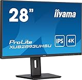 Iiyama Prolite XUB2893UHSU-B5 71cm 28' IPS LED-Monitor 4K UHD HDMI DP 4xUSB3.0...