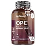 OPC Traubenkernextrakt - 240 Stücke - 1000mg Extrakt je Kapsel - 8 Monate...