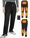 FERNIDA Beheizte Hose Herren Damen mit Powerbank, 8 Heizzonen, Thermische...