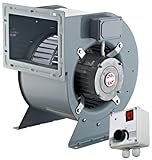 Radialventilator Industrielüfter mit Drehzahlegler Luftansaugventilator...