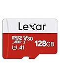 Lexar Micro SD Karte 128GB, Speicherkarte Micro SD mit Adapter, Bis zu 100 MB/s...