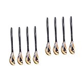 CRILSTYLEO 8 Stk Kaffeelöffel aus Horn dekorative Dessertlöffel für...