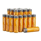 Amazon Basics AA-Alkalibatterien, leistungsstark, 1,5 V, 20 Stück (Aussehen...