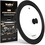 Walfos Universaldeckel Ø 16, 18 und 20 Glasdeckel für Töpfe, Pfannen Mit...