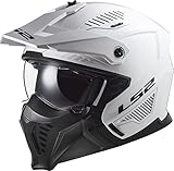 LS2, Jet modularhelme motorrad DRIFTER solid white 2206, XXL