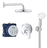 GROHE Eurosmart Cosmopolitan - Duschsystem Unterputz mit Tempesta 210...