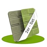 Alpenwert SITZKISSEN Outdoor Faltbar [2er Set] - Wasserdicht und Wetterfest,...