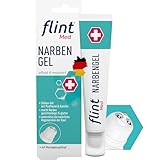 flint Med Narbengel – Narbensalbe mit integriertem Narbenroller, macht Narben...