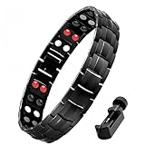 Flintronic Magnetarmband, Titanium Power Magnetic Bracelet für Arthritis...