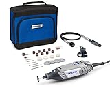 Dremel 3000 Multifunktionswerkzeug 130W, Set mit 2 Aufsätze 25 Zubehörteilen,...