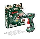 Bosch Akku Klebepistole PKP 3,6 LI (Micro-USB Ladegerät, 4 x Klebesticks Ultra...