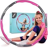 KLEINTOBER I Premium Hula Reifen für Kinder & schlanke Erwachsene I Set mit...
