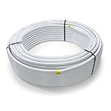 Pipetec Aluverbundrohr Aluminium Mehrschichtverbundrohr 20x2 mm 10m weiss PEX-Rohr Alu-Mehrschicht-Verbundrohr MV-Rohr Mehrschichtrohr Heizung Wasser