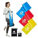 FitBeast Fitnessbänder 3er-Set, 2M mit 3 Gymnastikband, Stretching Band mit...