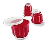 Küchenprofi Puddingförmchen , 6-er Set , Spülmaschinenfester Kunststoff ,...