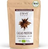 BIO CACAO PROTEIN | Vegan | 100% BIO | 1000g Natur Eiweiß mit zertifiziertem...