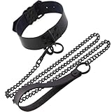 Halsband damen für sex leine Sexhalsbänder Schwarz Fetisch Adult Bdsm...