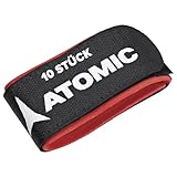 ATOMIC ECO SKI FIX in Schwarz & Rot - Praktisches 10er Set - Befestigungsriemen...