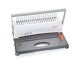 Peach PB200-30 Plastikbindegerät | Star Binder Pro - DIN-A4 |bindet 350 Blatt...