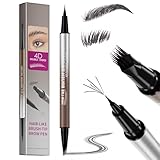 Erinde 2-in-1 Dual-Ended Microblading Augenbrauenstift, 4D Eyebrow Pencil mit 2...