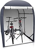 WIELS® Fahrradgarage 2 Fahrräder 3.4m³ - Fahrradunterstand 178x123x165cm -...