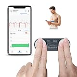 ViATOM EKG Gerät, Persönliche EKG Gerät, Kabellos Tragbarer Brustgurt-Herzgesundheits Tracker, Bluetooth Mobiles EKG Gerät, Kostenloser App für iOS & Android