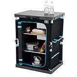 TIMBER RIDGE Campingschrank faltbar Campingküche klappbar Auto Faltschrank...