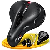 SPGOOD Fahrradsattel, Bequem Weich Memory Foam Ergonomisch Stoßdämpfend...