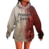 Generisch Problem Gelöst Hoodie Halloween Kostüm Damen Gruselig...