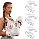 TEOZBLU 3 Stück Sport Mundschutz, Sport Zahnschutz, für Rugby, Boxen,...