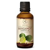 Bergamotte Ätherisches Öl 50ml - Citrus Bergamia - Reines Bergamotteöl für...