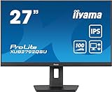 iiyama Prolite XUB2792QSU-B6 68,5cm 27' IPS LED-Monitor WQHD 100Hz HDMI DP...