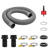 TXXATX Regentonnen Verbindungsset Überlauf Regentonne Regentonnen Anschluss Set...