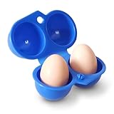 Tragbare Eierbehälter Eierträger, Eierbehälter für 2 Eier, 2 Gitter Eier...