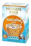 Mokate Gold - Eiskaffee Karamell - 8 Sachets - Erfrischender Instant-Kaffee mit...