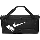 Nike, Brasilia 9.5, Durchschnittliche Trainingsbeutel, Schwarz/Schwarz/Weiß,...