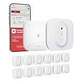 X-Sense Funkvernetzbarer Rauchmelder WLAN, Feuermelder mit Sprachausgabe-Alarm...
