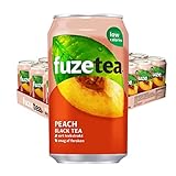 Fuze Tea Peach Black Tea (24 x 0,33 L Einweg-Dosen) Inkl. gratis FiveStar...