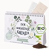 Der Wachsende Kalender KRÄUTERKÜCHE zeitlos I Bio Kräuter-Samen zum...