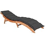Detex® Liegenauflage Anthrazit Wasserabweisend inkl. Kopfkissen 55% Baumwolle...