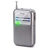 PRUNUS DE333 Mini Radio Batteriebetrieben, AM FM UKW Mittelwellenradio mit...